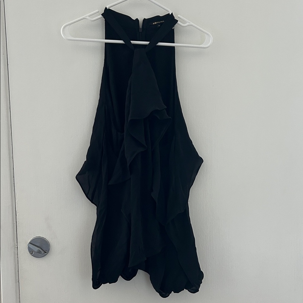 Kobi Halperin Black Backless Dress